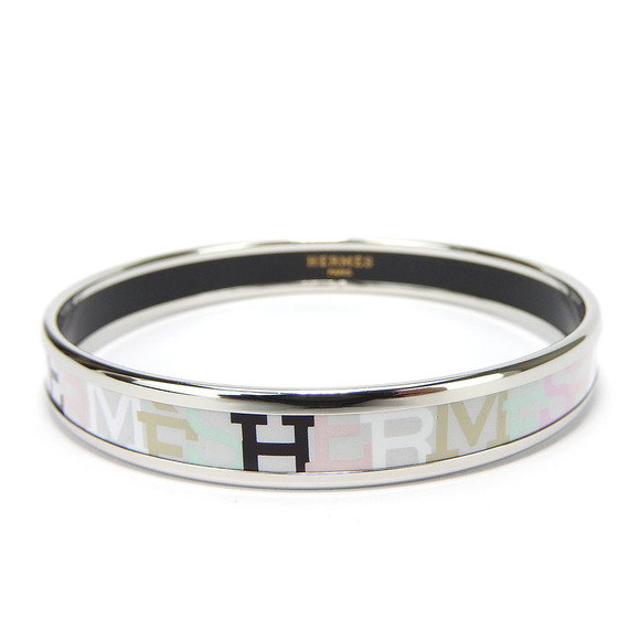 Hermes Hermes Enamel Metal Bangle Multicolor Metal Bangle - Picture 2 of 10
